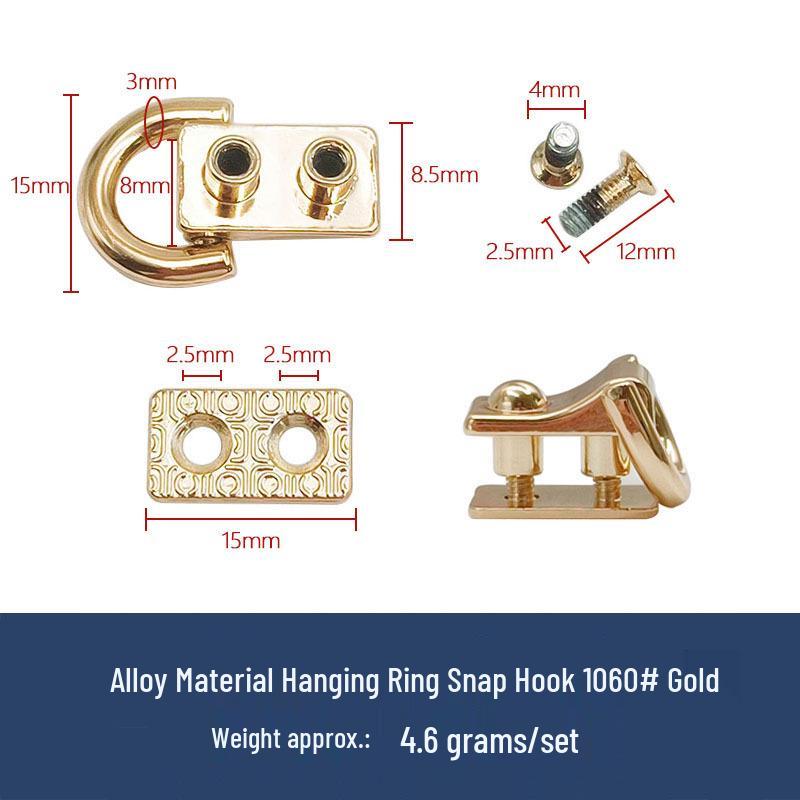 Taschen- und Gepäckzubehör: Ringe, Mönchskopf, Nippelstecker, DIY Lederschnallen, Schraubnieten