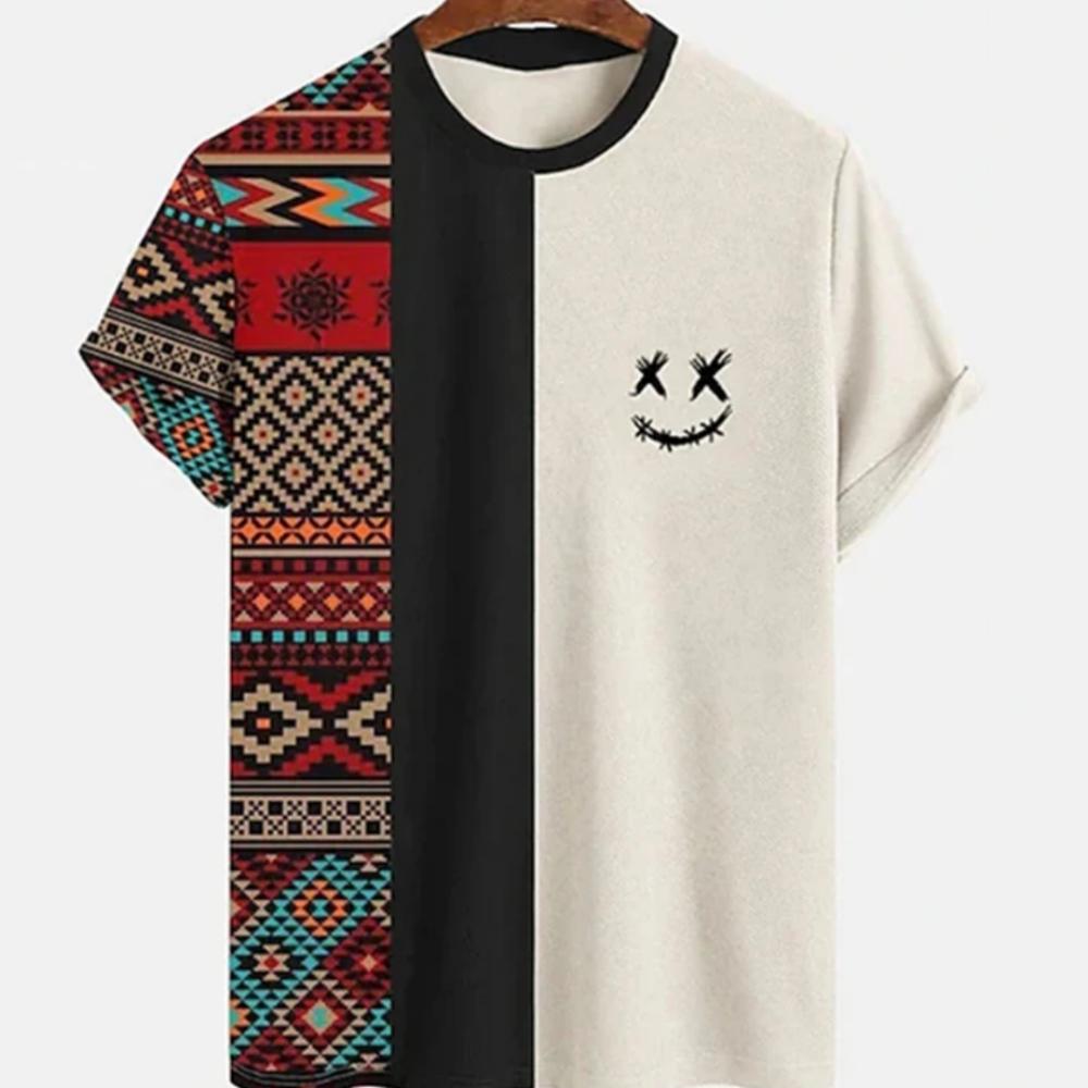 Fashion Vintage Totem Graphic T-Shirts 3D Print Summer Men's Woman Short Sleeve T Shirt Oversized Harajuku Top Tees Men Clothing