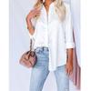 Blusas mujer de moda 2022 léto Top dámské košile Dámská šifonová košile s potiskem Halenky topy Dlouhý rukáv Elegantní žena