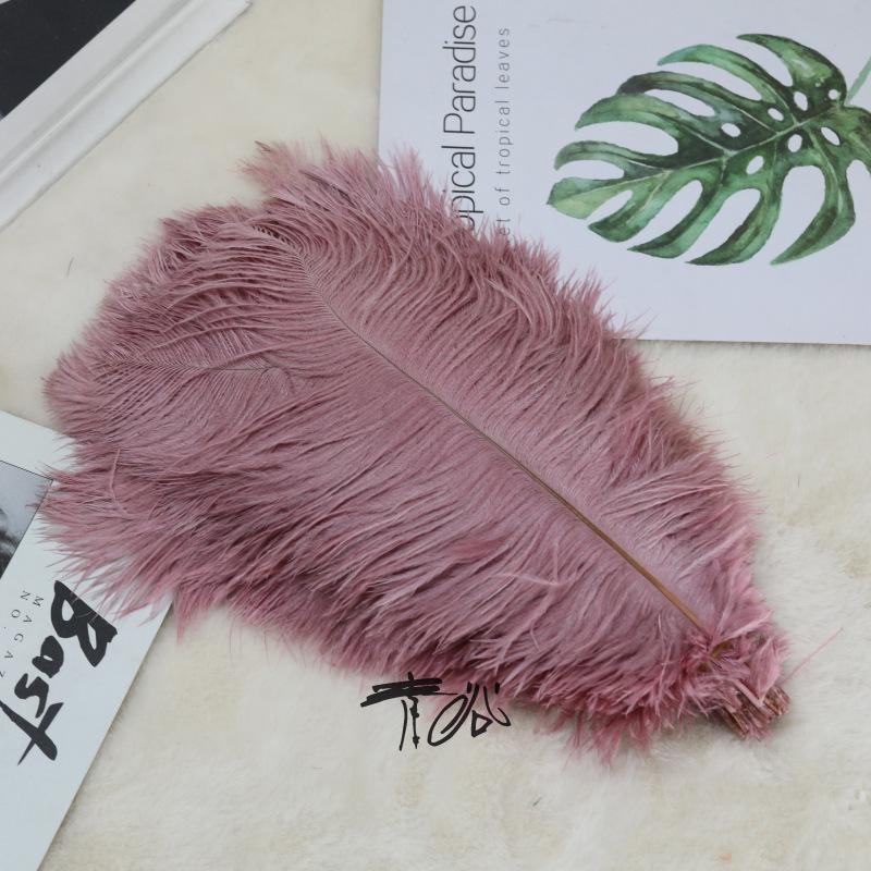 Colored Ostrich Feathers 30-35Cm Stage Performance Wedding Bouquet Decoration Ostrich Feathers