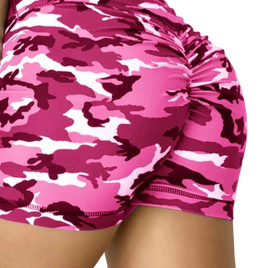 Damen Yoga-Shorts, Fitness, Skinny Slim Fit, breites Band, Kontrastfarbe, hohe Taille, schnell trocknend, hohe Elastizität, Sommer-Sport-Shorts, Jogginghosen mit Butt-Lift