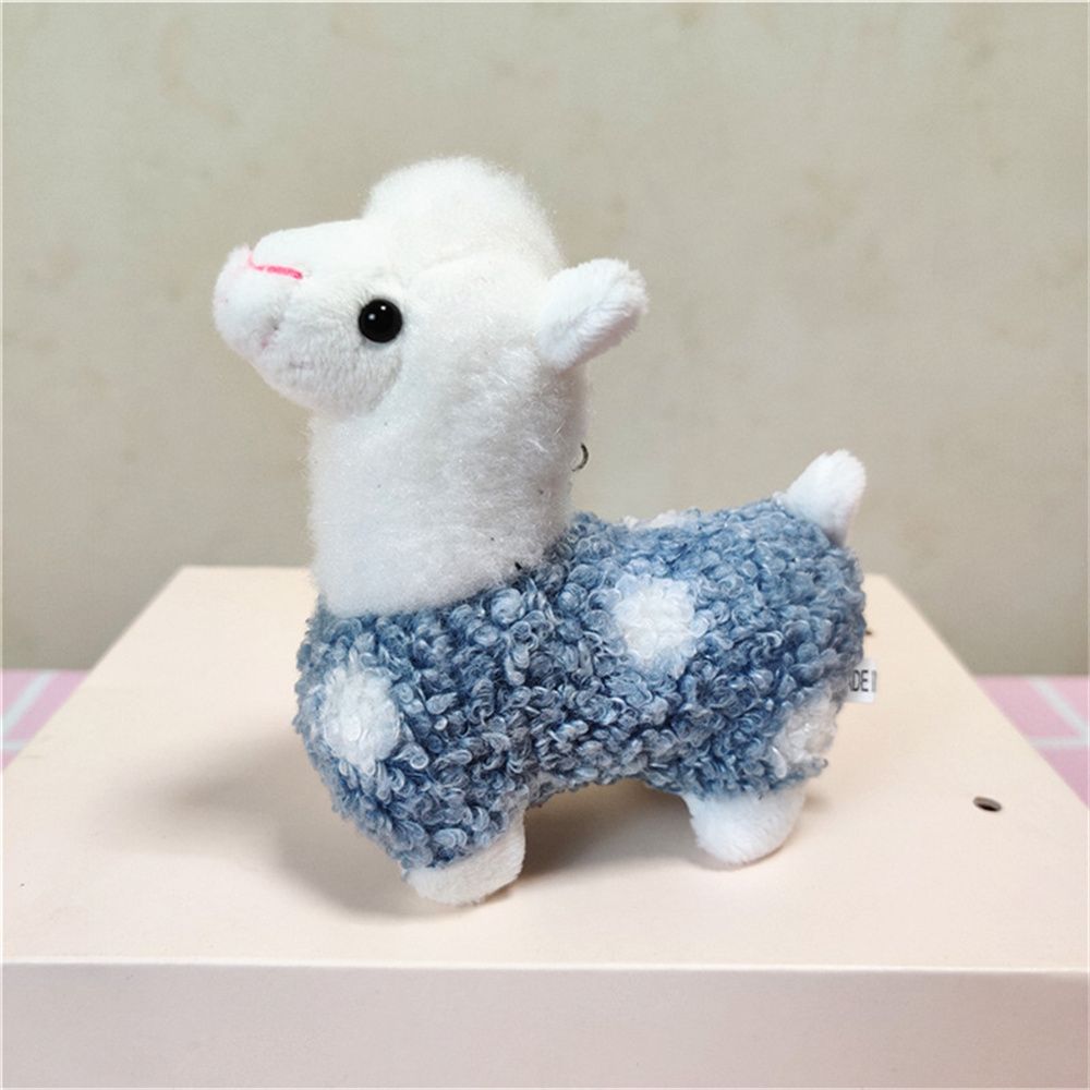 Ornaments Bag Pendants Key Chain Doll Stuffed Toy Alpaca Plush Keychains Plush Animals Keyrings