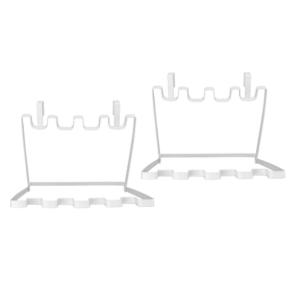 2 Stück Hängender Müllbeutelhalter Eisen Faltbar Unter Spüle Müllbeutelständer für Küchenschrankrahmen