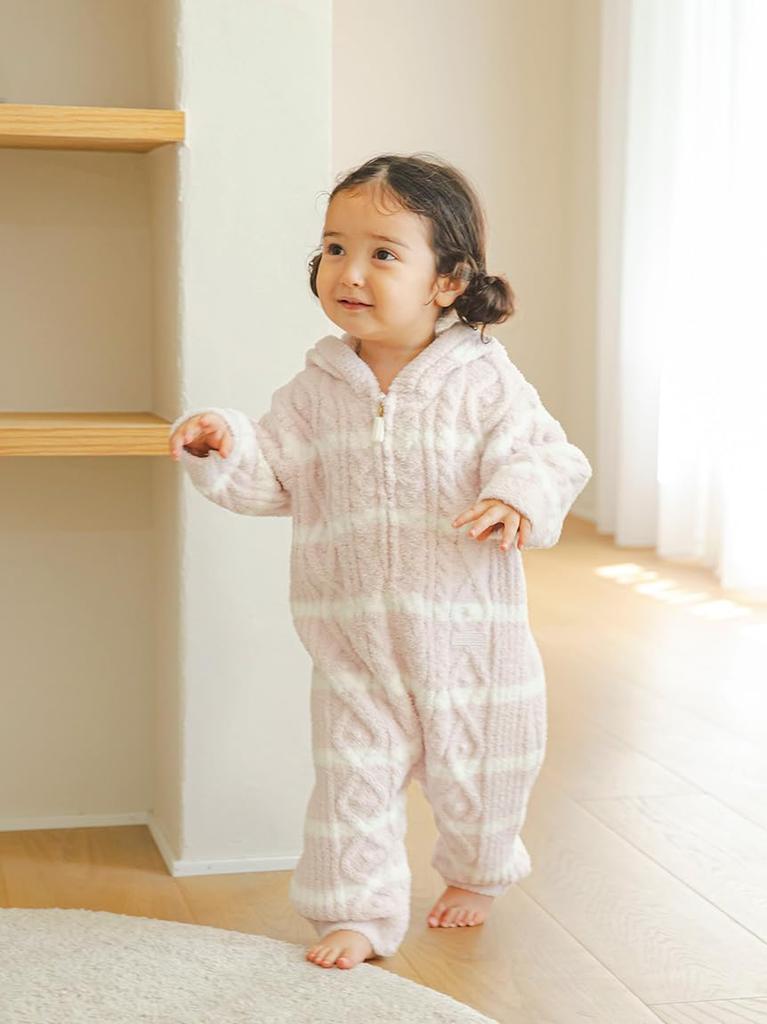 Gelato Pique BABY Baby Moco Ran Border Romper PBNO245418 PNK 70