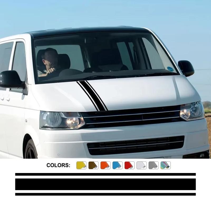 Pro Volkswagen VW Transporter T6 T5 Caravelle Multivan Samolepky na kapotu auta Karavan Styling kapoty Vinylové samolepky Autopříslušenství