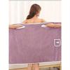 Wearable Bath Towel Set - Adult With Pocket Storage Bath Towel Thickened Strong Absorbent Quick Drying - Suitable