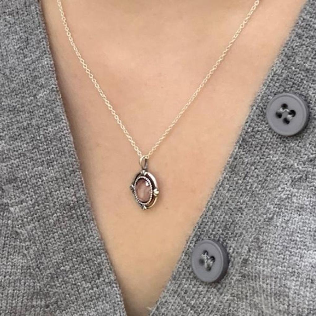 Women's Daily Accessory Chalcedony Gemstone Necklace