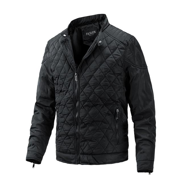 Uomo Inverno Caldo Motore Giacca a Vento Griglia Giacca Cappotto Uomo Autunno Casual Outwear Slim Spessi Giacche Uomo Parka Cappotto