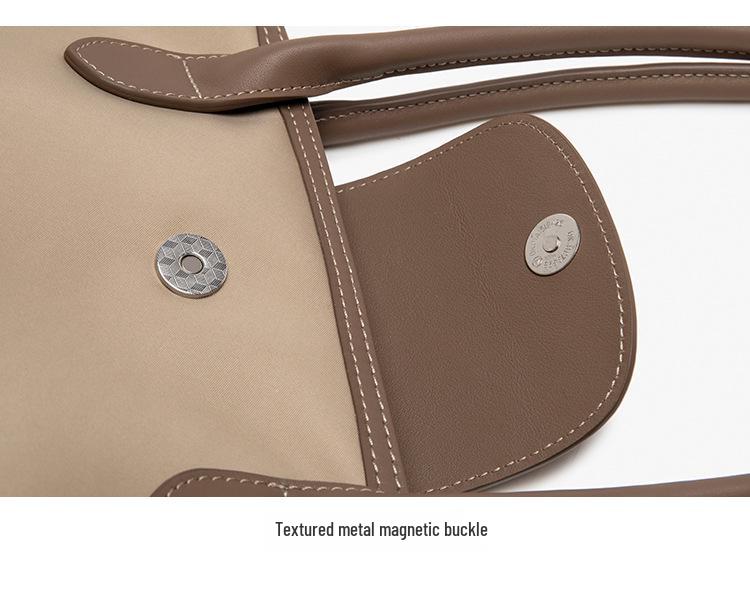 Dam 2024 Höst/Vinter Stor Canvas Tote Bag - Pendlar- & Rese Enkel Axelväska