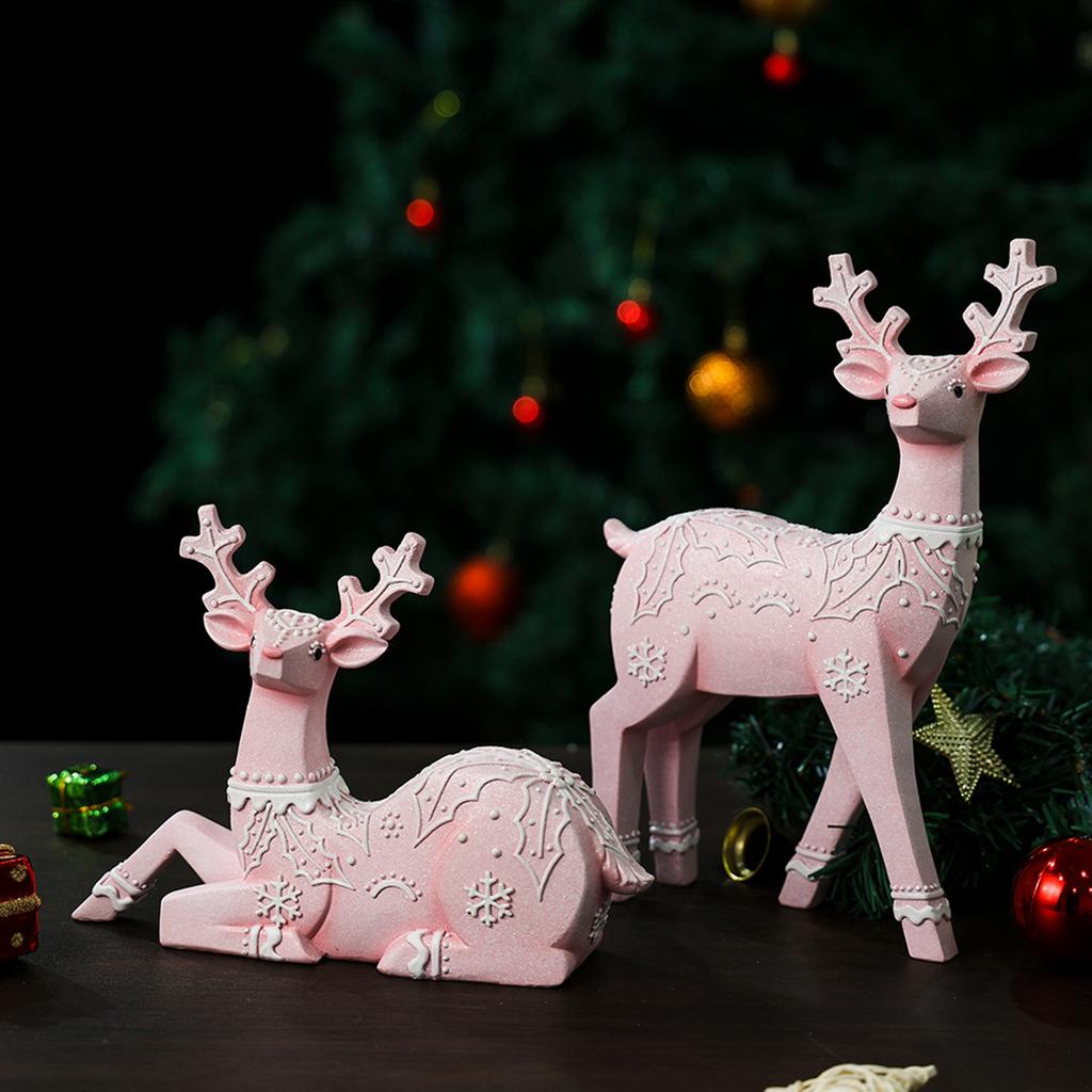 Elk Resin Ornaments Furniture Christmas Decoration Props Crafts Christmas Decorations