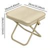 Portable Outdoor Folding Chair Picnic Fishing Beach Camping Travel Lightweight Stool Compact Seating for Self-Driving Camping