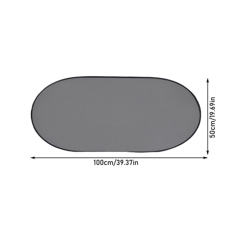 Back Window Shade Car Shades For Back Window Black Mesh Visor Cover Heat Blocking UV Blocker For Glass Driver Child Automotive