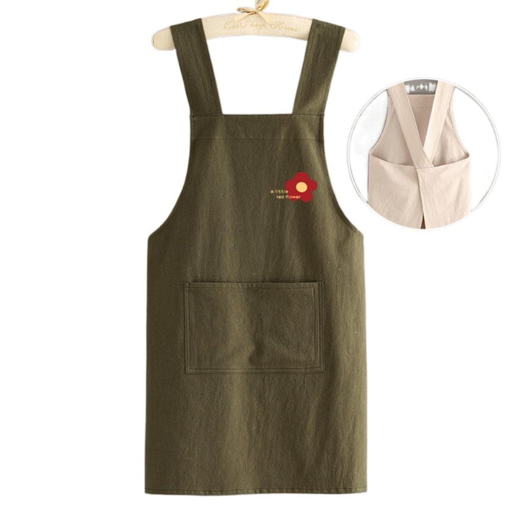 Cotton Kitchen Aprons Breathable Wear Resistant Restaurant Work Clothes Soft Anti fouling Coffee House Aprons Home