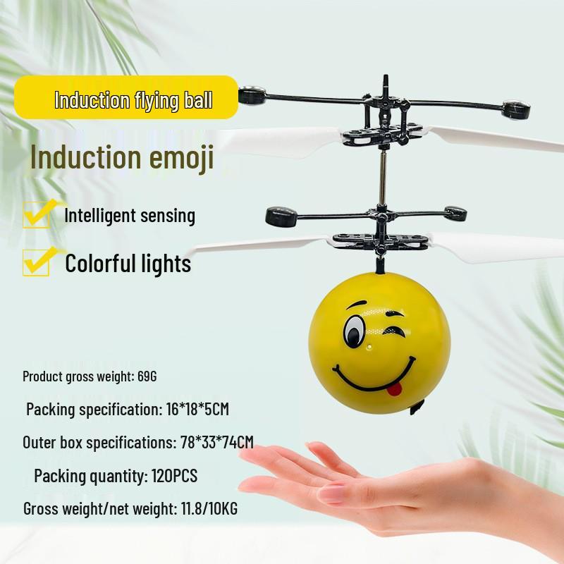 Gesture-Controlled Induction Flying Crystal Ball Boomerang Toy