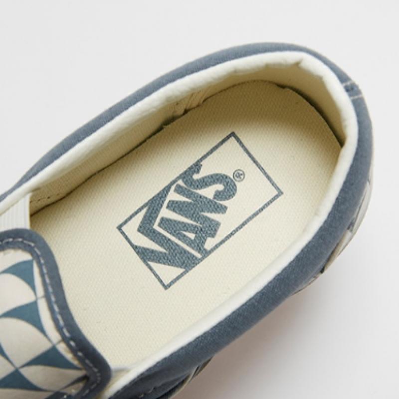 Barnes Slip On   Checkerboard Blue  Marshmallow  Vn000ct57z21