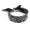 Kakatrend Bandana 100% Cotton Men's Black Triangle Scarf Adult Paisley Stylish Handkerchief Cotton Bandana Unisex Durag 3-Piece Set Black 55cm X 55cm