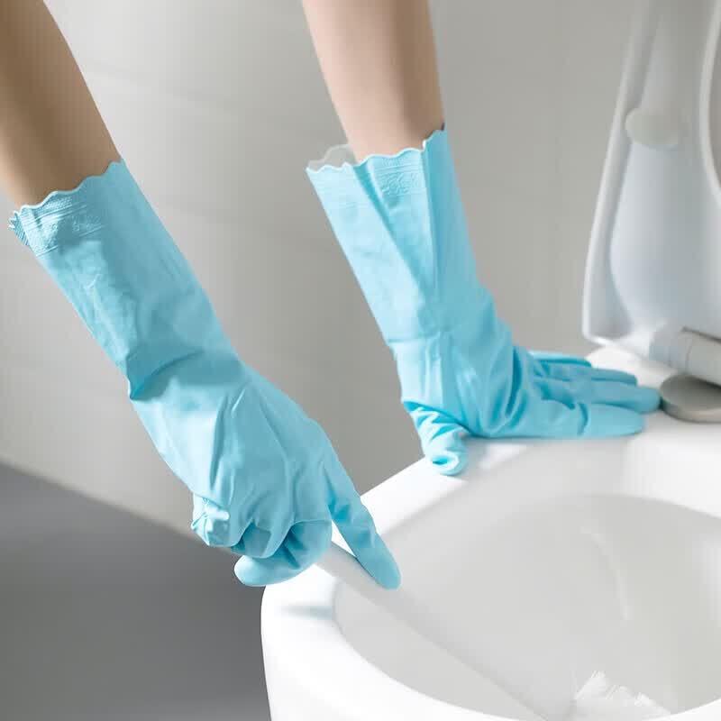 CHAHUA PVC Latex Waterproof Cleaning Gloves