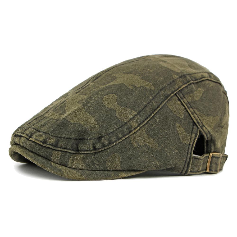 Spring Autumn Beret Men Camouflage Forward Cap