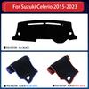 Car Dashboard Cover Dash MatPad Sunshade Cushion Nonslip Anti-UV Sun Rug Accessories for Suzuki Celerio Cultus MK2 FE 2015~