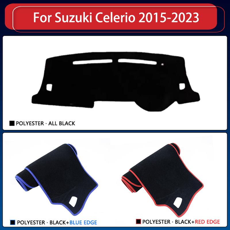 Car Dashboard Cover Dash MatPad Sunshade Cushion Nonslip Anti-UV Sun Rug Accessories for Suzuki Celerio Cultus MK2 FE 2015~