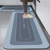 Simple Style Dirt-Resistant, Anti-Slip Kitchen Mat - Water-Absorbing Entrance and Floor Carpet