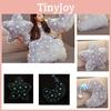 Moon And Stars Plush Pillow For Home Decor And Gift Giving Glowing Night Light Cushion