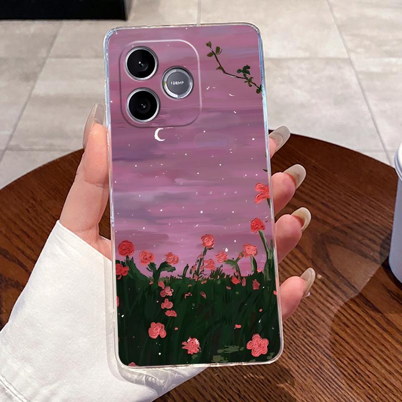 Jelly Casing For Honor 600 Lite / Honor 500 Smart 5G Clear Silicone Soft TPU Back Cover Cute Cat Rabbit Heart Protective Case