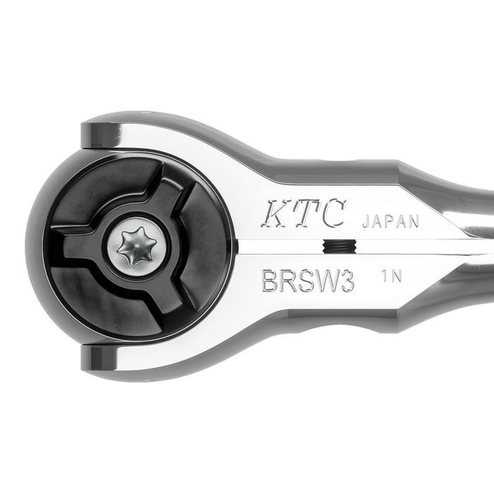 Kyoto Tool Works 9.5sq Long Swivel Ratchet Handle BRSW3L Silver Swivel Head Long