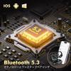 Bluetooth Wireless Earphones Latest Sports Wireless Bluetooth ENC Noise Cancellation Up to 80 Hours Playback IPX7 Waterproof Ear Hook Design Automatic