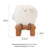 Smile Face Flower Pot Reusable Unique Sit Chair Succulent Pots Wear Resist Creative Small Potted Ornament for Indoor Outdoor