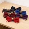 Bow Tie Adjustable Fit Shiny Rhinestone Design Men Bow Tie Weddings Groomsmen Business Formal Occasions Party Accessories