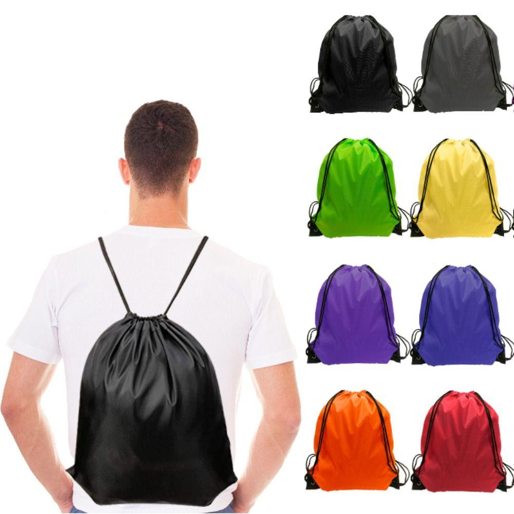 Waterproof Riding Backpack Foldable Sports Bag Durable Drawstring Bags For Travel Swimming Gym