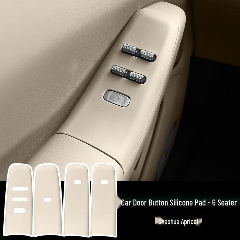 Fits 26 Models: AITO New M7/M8 Car Button & Window Panel Silicone Protector