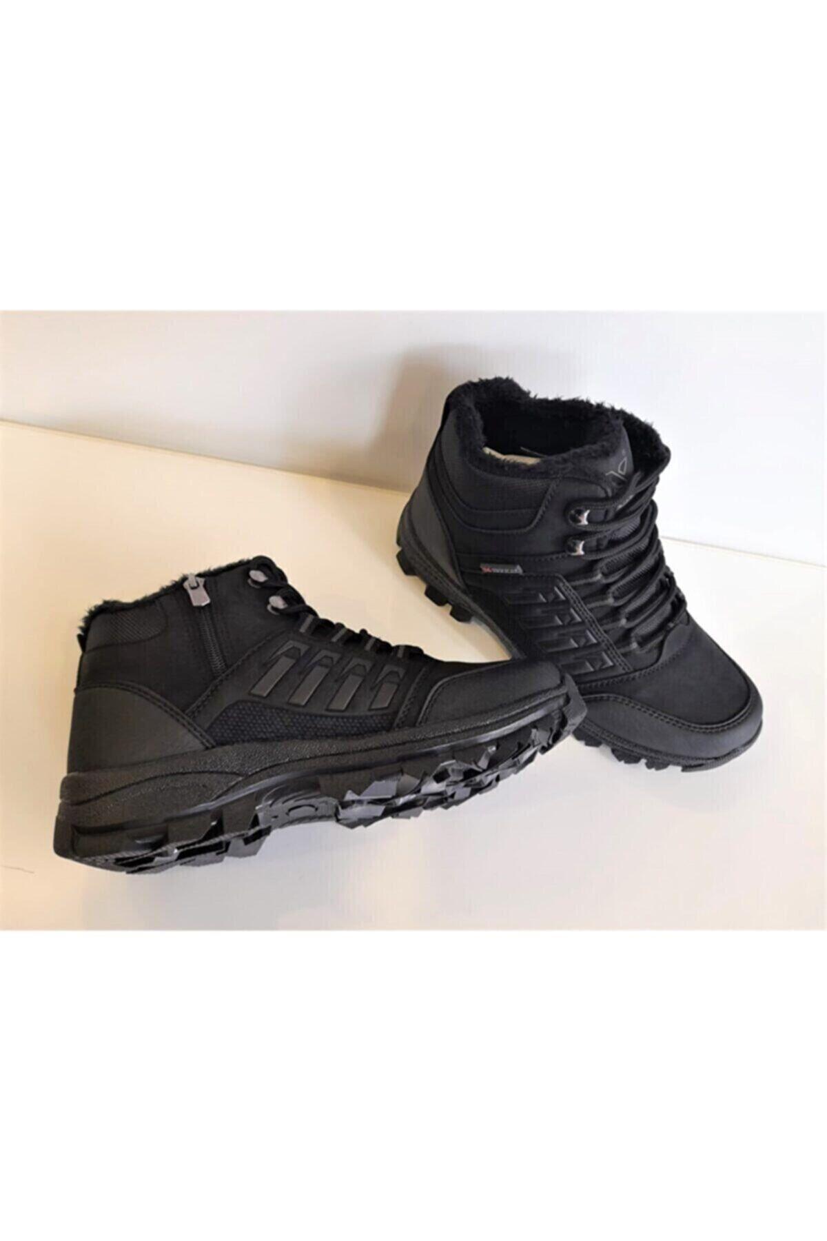 

Мужские модные шерстяные ботинки на толстом каблуке, черные зимние короткие ботинки, обувь 40