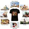 Vintage Spice Girls Print T-shirt Retro European and American Style Casual Loose Top for Men and Women Pure cotton T-shirt