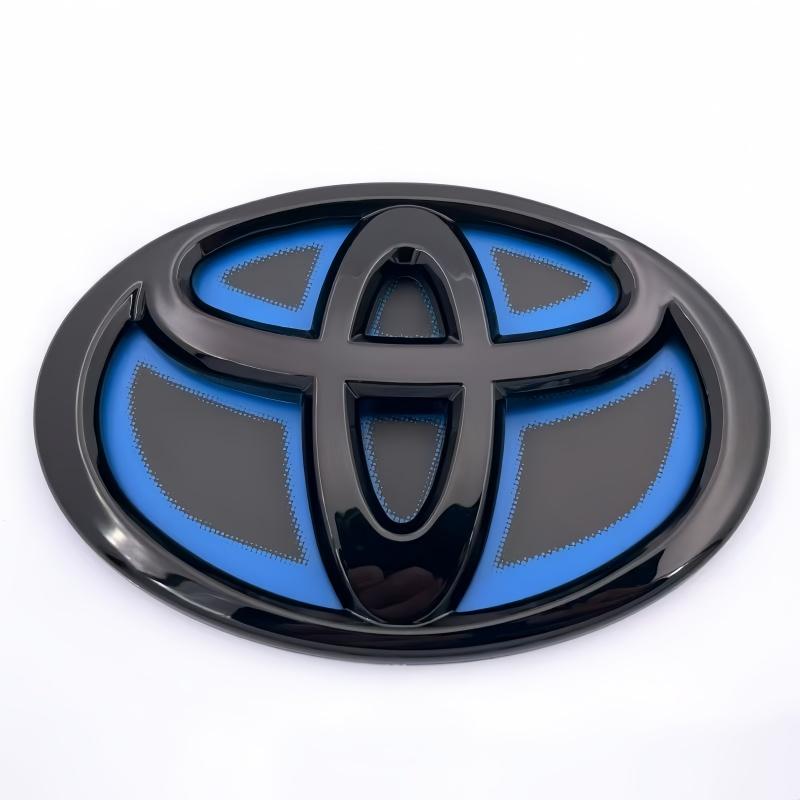 Применимо к передним и задним эмблемам Toyota Hybrid для модификации Levin, Vios, Corolla, Camry и Corolla Hybrid 10x6.8cm чёрный