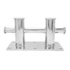 Heavy Duty Double Cross Bollard 304 Stainless Steel Rustproof Mooring Bitt Cleat for Marine Boat