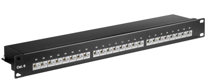 MicroConnect 19" Blank Patch Panel, 24port, PP-004BLANK