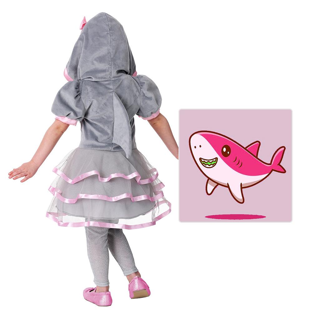 Children's Shark Cartoon Pajamas: Kindergarten Performance & Dance Costume