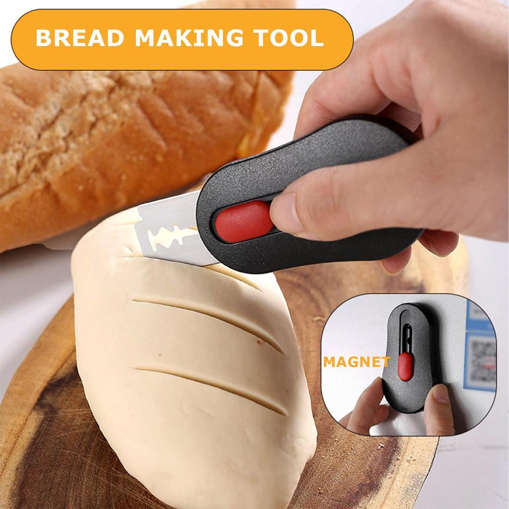 Bread Scoring Blade Set Dough Lame Tool Magnetic Kitchen Cutting Baking Tool Bread Dough Scorer Lamp Bread Knife For Kitchen
