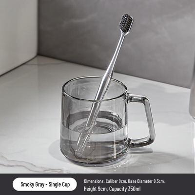 OLOEY Glass Mouthwash Cup Set
