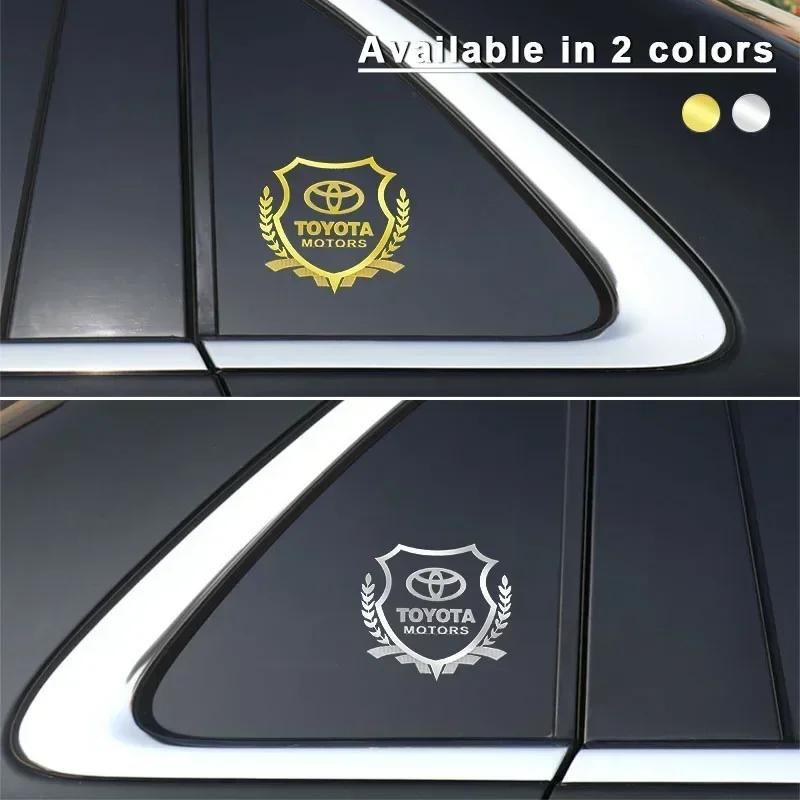 Car Stickers Wheat Badge Sticker Auto Body Side Window Trunk Decorative for Toyota Trd GR Corolla Avensis Yaris Rav4 Hilux Auris Camry