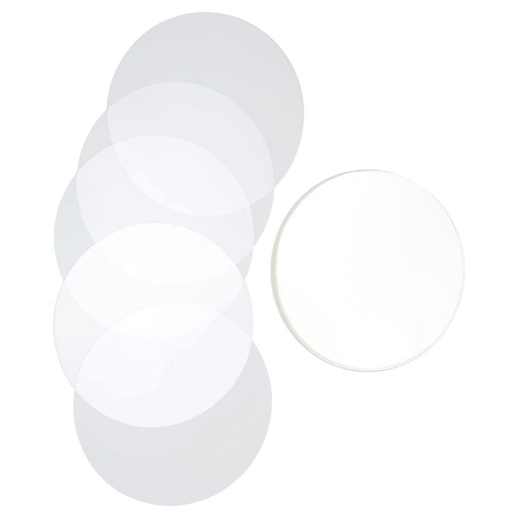 100er-Set 58mm Klare Ansteckerhüllen, Schutzfolie für Anstecker, Knöpfe, Abzeichen und Kühlschrankmagnete