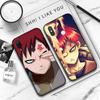 JW81 Naruto Gaara Schwarze weiche Hülle für Samsung Note 20 Lite S24 Ultra S23 A03 A05 A06 A11 A71 A15 A16 A13 A24 A25 A33 A52 A53 A50 M55 M35 Plus