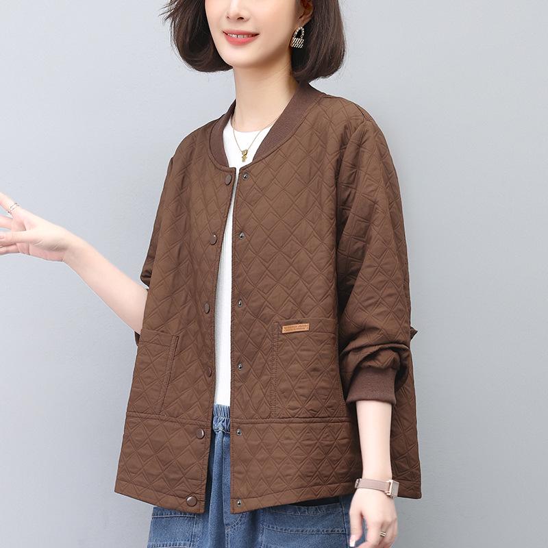 2024 Spring/Autumn Women's Short Coat: Chic, Age-Defying, Versatile Jacket for Middle-Aged Women