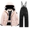 Winter Ski  Children's Ski Coat and Pants 2pieces Set Warm Waterproof Boys Girls Outdoor Skiing Snowboarding Winter Ski Kids