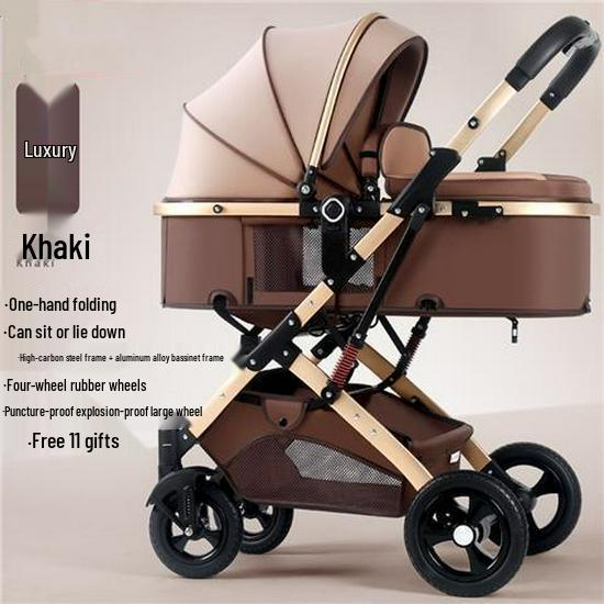 

Складная детская коляска: Регулируемый для сидения или лежания, Высокий ландшафтный дизайн, Амортизация