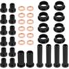 Rear Suspension A-Arm Bushing Kit for Polaris Sportsman 500 RSE  Lower Control Bushings A-Arm Short & Long Bushings +Spacers Set