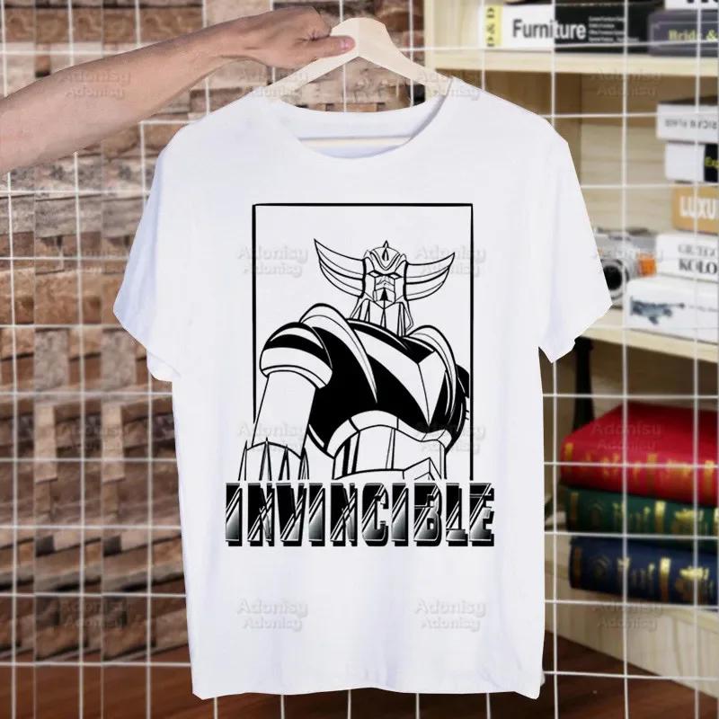 Unisexga Goldorak Ufo Robo Anime T-shirts Funny Hip Hop Summer Wo Unisex  Unisex Mazinger Grendizer Tshirts Ulzzang Harajuku T-Shirt Shirt Shirt