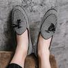 New Arrival Luxury Fashion Men's Dress Prom Wedding Homecoming Shoes Male Tassel Design Loafers Zapatos Hombres Footwear